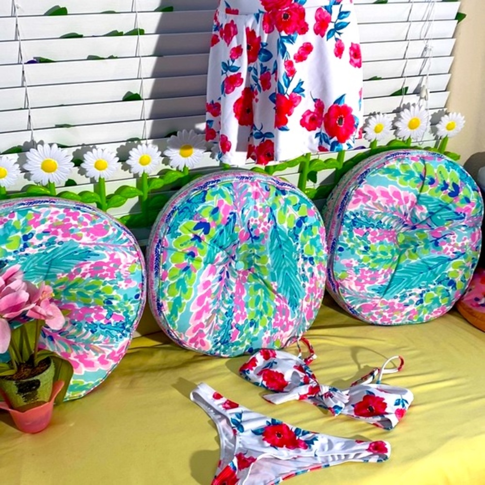 Three piece bikini & shorts swim set - Picture 3 of 5